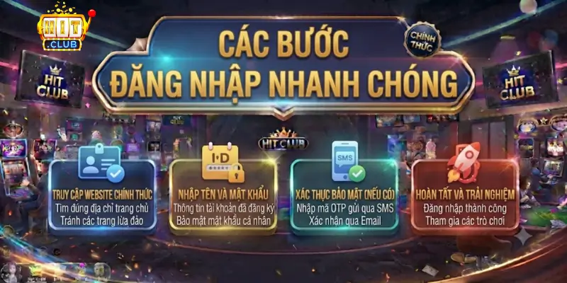 Các Bước Đăng Nhập Hit Club Nhanh Chóng