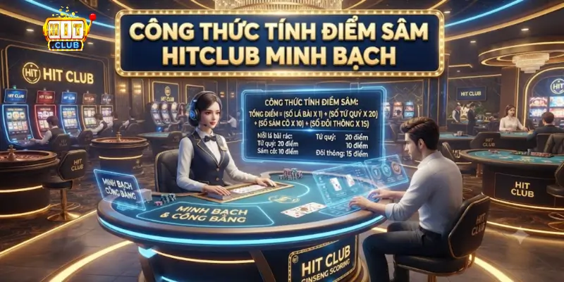 Công thức tính điểm Sâm Hitclub minh bạch