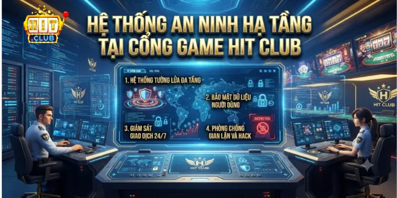 Hệ Thống An Ninh Hạ Tầng Tại Cổng Game Hit Club