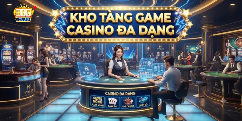 Kho tàng game Casino đa dạng