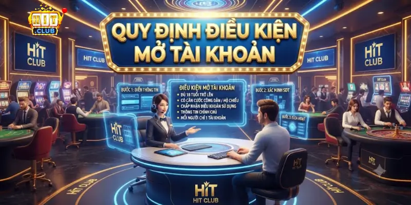 Quy định điều kiện mở tài khoản